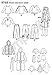 Simplicity Crafts Doll Clothing Outfits Sewing Patterns for 18'' Dolls
