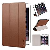 Inateck iPad Mini 3/2/1 Case - iPad Mini 3 Leather Case, iPad Mini 2 Leather Cover, iPad Mini Case, with Magnetic Auto Sleep Wake-up Function, Brown