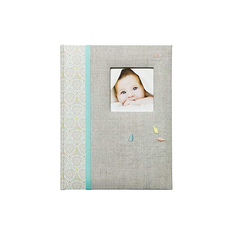 2016 C.R. Gibson B2-15559 Nature Themed Baby’s First Five Years Memory Book, 9” W x 11” H with 64 Pages, Multicolor