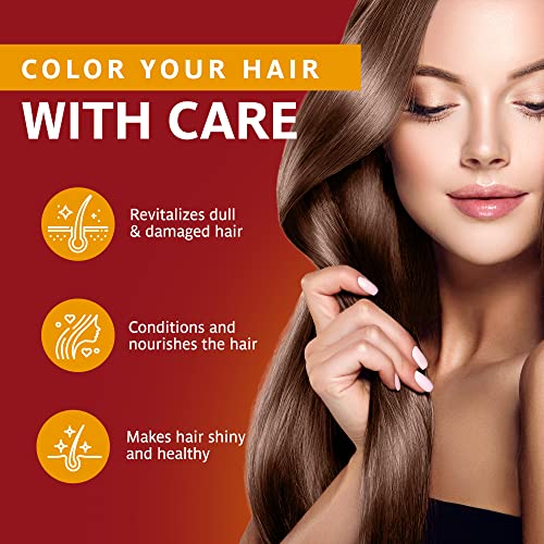 Surya Brasil Henna Cream Hair Color Treatment, Semi Permanent Hair Color for Gray Hair