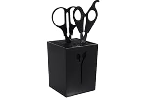 Professional Scissors Holder Scissor Case Box Salon Hair Tools Barber Storage Socket Small Combs Clamps Stand Container Stora