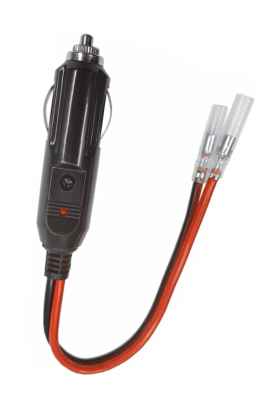 Dongge Car replacement 12V / 24V cigarette lighter plug with lead and wiring single head terminal Cigarette lighter DIY power cord