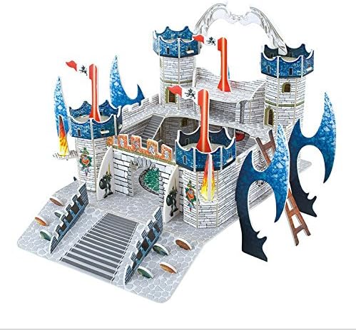 Tower Building 3d Puzzle Paper Model Educational Toys For Birthday Gift Kids