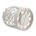niceEshop(TM) Metal Votive Candle Holder Hanging Lantern Home Centerpiece (White,Random Pattern)