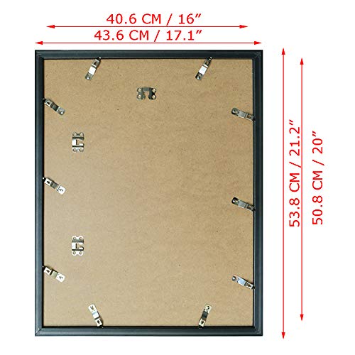 Calenzana 4 Pack 16x20 Poster Picture Frames Black Photo Frame 16 x 20
