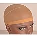 Stretchable Elastic Nylon Wig Caps for Chantiche Italian Yaki Lace Front Wigs Nude Color 5 Packs/Lot