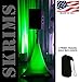 SKRIMS Super Flexible Speaker Stand Cover - Four Way Stretch White Spandex DJ Scrim - 3-Sided Tripod Skirt - 360 Degree Coverage, Cable Management Pass-Thru and Travel Bag