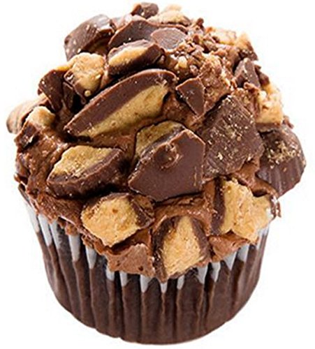 Click Here to See More Images Peanut Butter Cupcakes - Dessert - Chocolate Cake Peanut Butter Cup Frosting- 12 Pack - Baked Fresh Day of Order