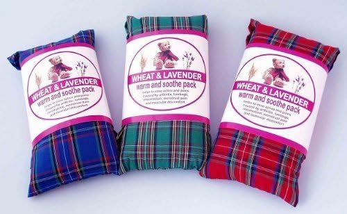 Herbal Heatpack Wheat and Lavender Tartan Warming Pack