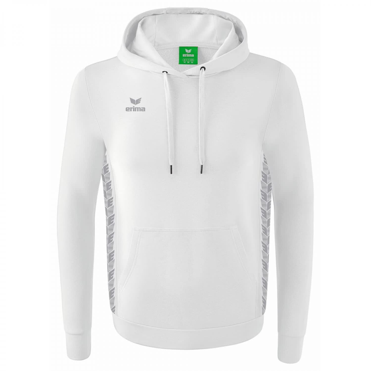 Erima Men's Essential Team Basic Hoody, White, XL
