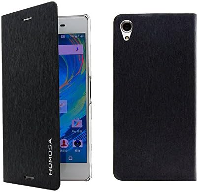 HOMOSA SONY Xperia X Performance Flip Case (Black)