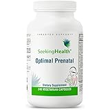 Seeking Health Optimal Prenatal, Women’s Vitamin with B12, Methylfolate, Choline, Methylation Support, Nutrients to Support F