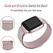 Maledan Metal Bands Replacement Compatible with Fitbit Versa, Stainless Steel Milanese Accessories Bracelet Strap Band with Magnet Lock for Women Men, Rose Gold, Small