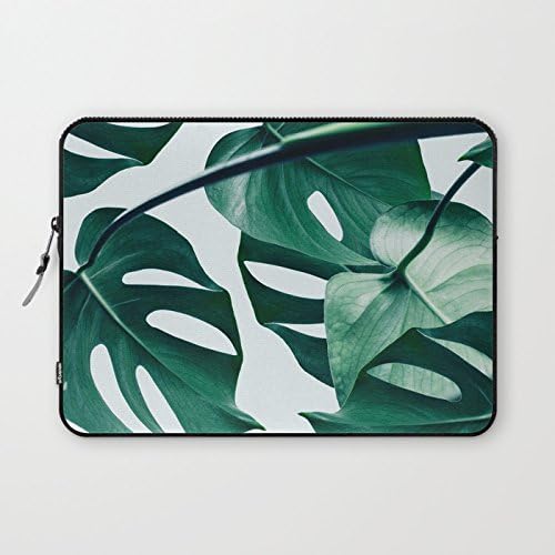 Monstera Laptop Sleeve Modern Laptop Protective Case Sleeve Notebook Laptop Bag Reinforced Bottom for Macbook Air 13.3 Christmas Birthday Back to School Gifts Idea
