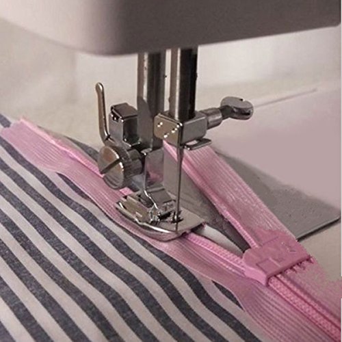 [Free Shipping] Invisible Zipper Presser Foot Sewing Machine Presser Foot Sewing Tool // Coser pie herramienta de coser pie de la máquina prensatelas prensatelas cremallera invisible - Thumbnail 2