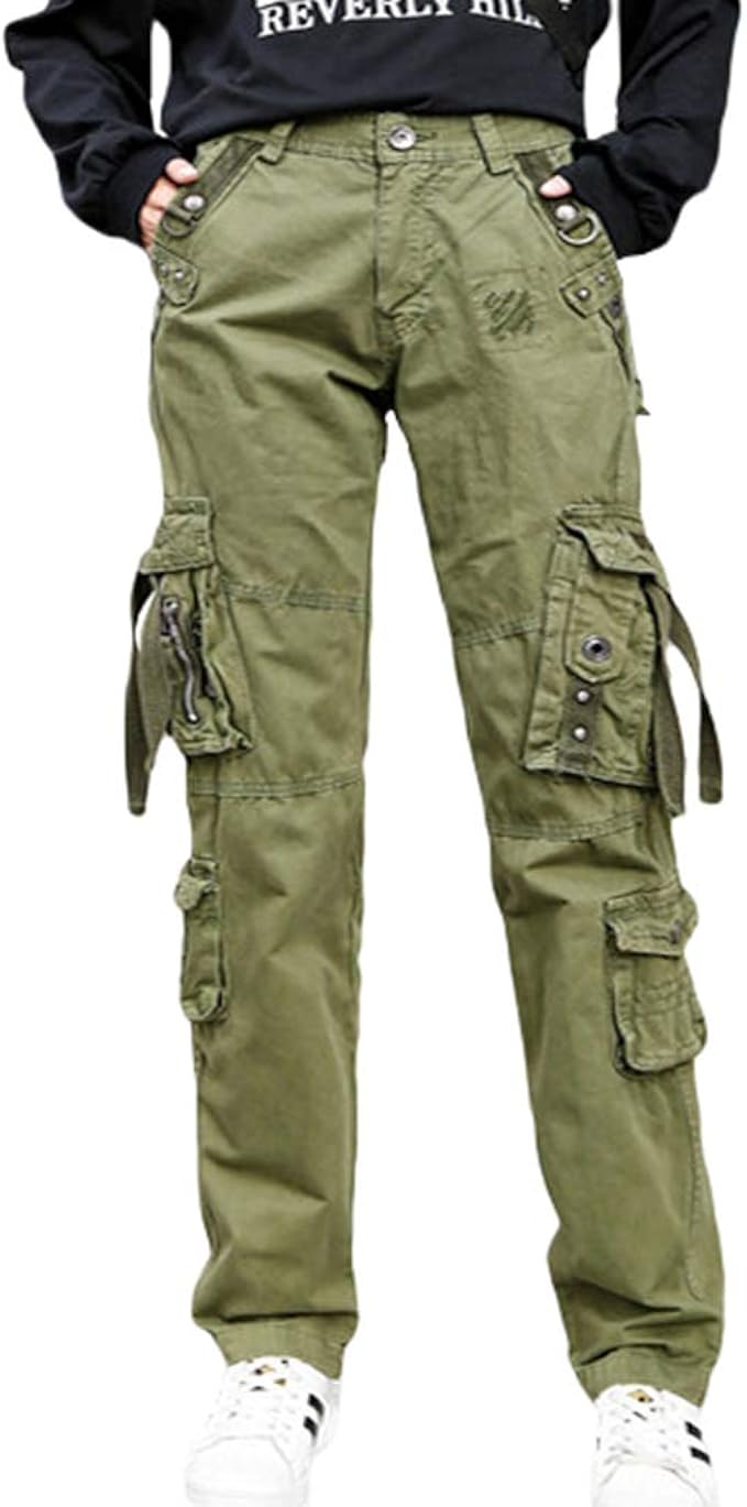combat trousers with tassels