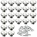 Kitchen Cabinet Knobs 24 Pack Round Drawer Handles Kitchen Cabinet Hardware SZRDT (Metal A)