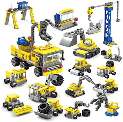 ZEARO 16 in 1 Toy Set Kids Children Puzzle Assembled Building Blocks Cannon Tank Building & Construction Toys