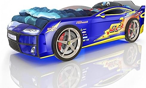 Kids Car Bed. rideONEcar Racing Sport Style Bedroom Furniture Best Bed for Children + BONUS FREE!