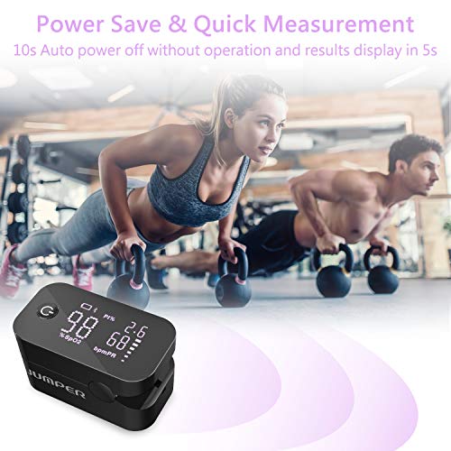 Jumper Pulse Oximeter Bluetooth Fingertip Blood Oxygen Saturation