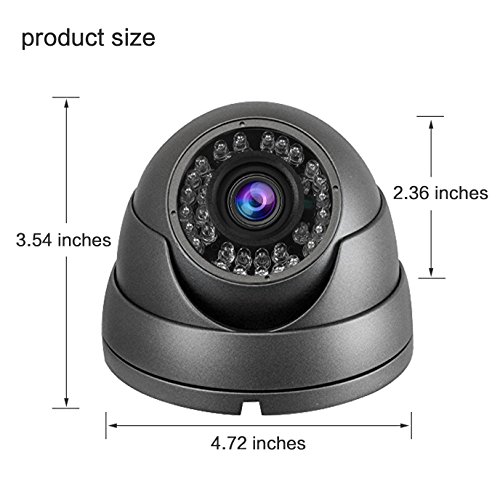 Security-Dome-Camera-Anpviz-1080P-20MP-4-in-1-AHDCVITVICVBS-CCTV-Cameras-with-28-12mm-Varifocal-LensWaterproof-Outdoor-Surveillance-Camera-Dark-Grey