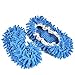 VISKEY Comforable Dust Mop Slippers Shoes Floor Cleaner, Blue