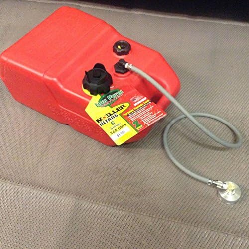 Eminent 6 Gallon Extended Run Marine Fuel Gas Tank System Single Line
