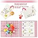 MOMONI Premium 32 Piece Valentines Day Card for Kids With Squeezable Pop-Eye Animal Keychain- Perfect for for Kids, Class Valentine Gifts, Valentine Gifts for Class, Classroom Exchange Favor