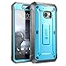 SupCase Unicorn Beetle Pro Series Case for HTC 10, Full-Body Rugged Holster Case with Built-in Screen Protector for HTC 10, (Blue)