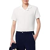 Lacoste Mens Classic Fit Open Neck Paris Polo Shirt