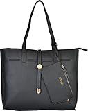Kenneth Cole Reaction Womens Roundabout Tote Black Tote