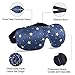 Sleep Mask for Woman & Man KAMOSSA Star Cute Contoured 3D Eye Mask Eye Cover for Sleeping, Total Darkness Sleeping Mask Free Earplugs & Carry Bag