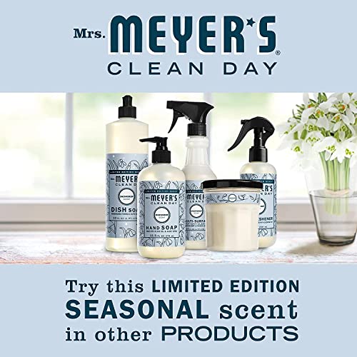 Mrs. MEYER'S Kitchen Set, Dish Soap, Hand Soap, and Multi-Surface Cleaner, 3 CT (Snowdrop)