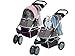 Innopet Pet Stroller Ips-09/Blue, Dog Carrier, Trolley, Trailer, Buggy First Class. Foldable pet Buggy, Pushchair, pram for Dogs and Catsthumb 1