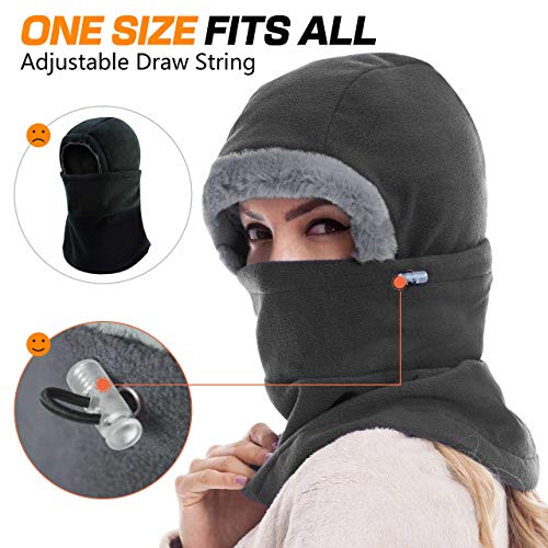 DIMPLES EXCEL Balaclava Fleece Hood Winter Warmer