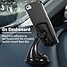 Macally Magnetic Car Phone Holder for Dashboard or Windshield-Strong Magnet and Secure Suction Cup-Universal Fit for All Smartphones, MP3s and GPS Devices, Black (MGRIPMAG)