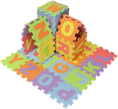 Mini 36pcs Kids Mat Free Kid Play EVA Foam Pad Alphabet Babies Number Baby Fitness Yoga Indoor Outdoor Games Multi-Purpose Decorate Floor nursery Homesure16