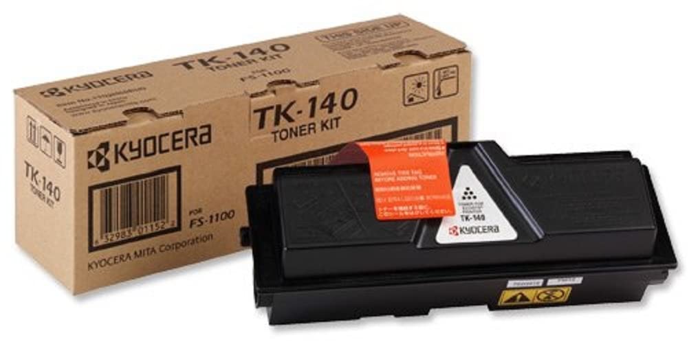 Kyocera TK-140 K Toner Black, Original Premium Printer Cartridge 1T02H50EUC for FS-1100