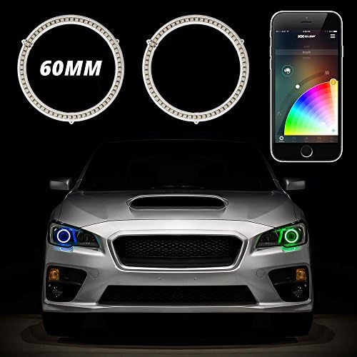 XKGLOW XK042008-60 2x60mm - RGB Switchback Halo Million Color XKCHROME Smartphone App Controlled Kit