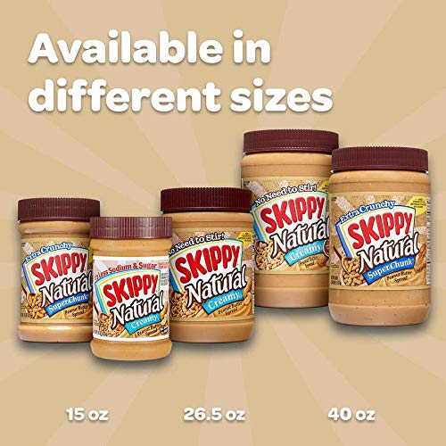 Skippy Natural Peanut Butter, Creamy, 26.5 oz Pricepulse