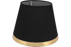 E27 Lamp Shade for Table, Modern Fabric Small Drum Lamp Shade Vintage Desk Floor Lampshade Replacement for Bedroom Living Roo