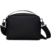 RAINS Unisex Waterproof Crossbody Sling Fanny Bag - Versatile Black Box Bag for Women & Men