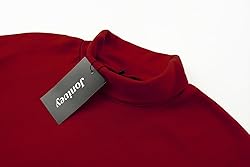 jonivey Mens Basic Turtleneck Long Sleeve