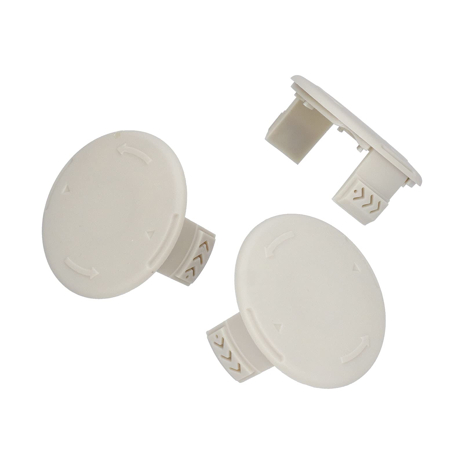 01 02 015 Replacement Spool Cover, Easy Install ABS 522994001 3 Pieces for Lawn Edger for Outdoor Garden