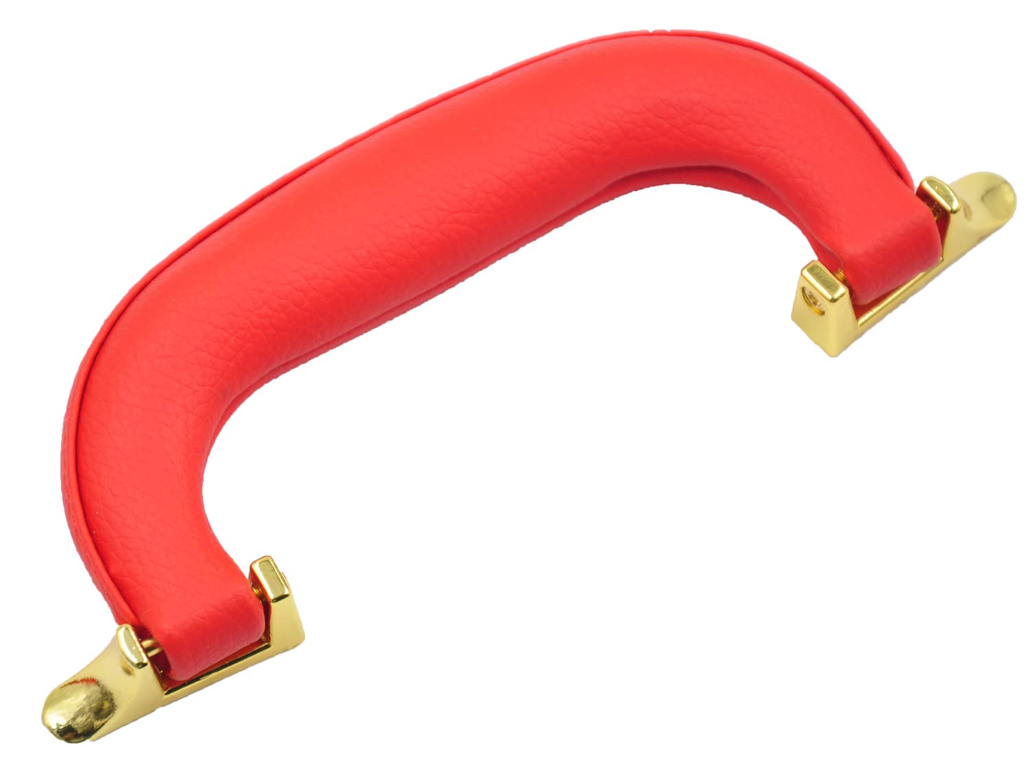 ChenXi Shop 1 Pieces PU Leather Handle for Guitar Musical Box Handbags Gift Boxes Wine Boxes Luggage Toolbox Trolley Instrument Case Red Gold