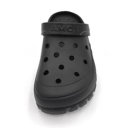 Amoji Garden Clogs Shoes Summer Yard CL212 Black