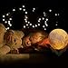 3D Moon Lamp Night Light, True Image of Moon Surface from NASA, Lunar Light with Tap Control and 3 Colors, Gifts for Expressing Love, Home Decorative and Nursery Room Light, LA HOMIETA(5.9 Inch)