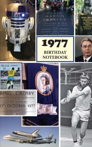 1977 Birthday Notebook: a great alternative to a birthday card