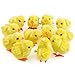 Liberty Imports 12 Pack Wind-Up Chicks - Fluffy Jumping Chicken Ducklings Bulk Wind Up Novelty Easter Party Favors Kids Toys