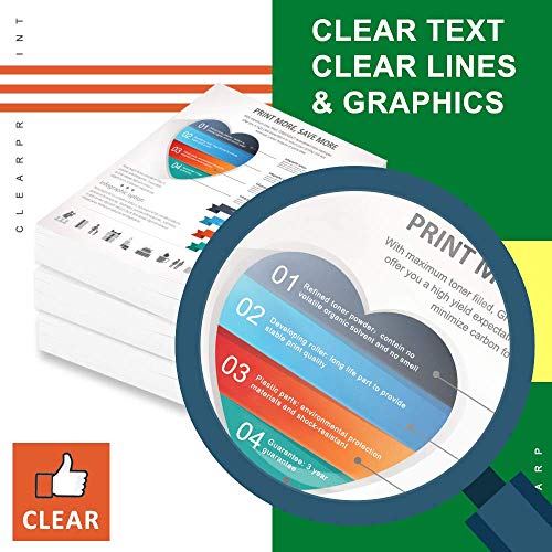 GREENSKY Compatible Toner Cartridge Replacment for Canon 046A 046H CRG 046 046H for Canon Color ImageCLASS MF735Cdw LBP654Cdw MF731Cdw MF733Cdw Laser Printer